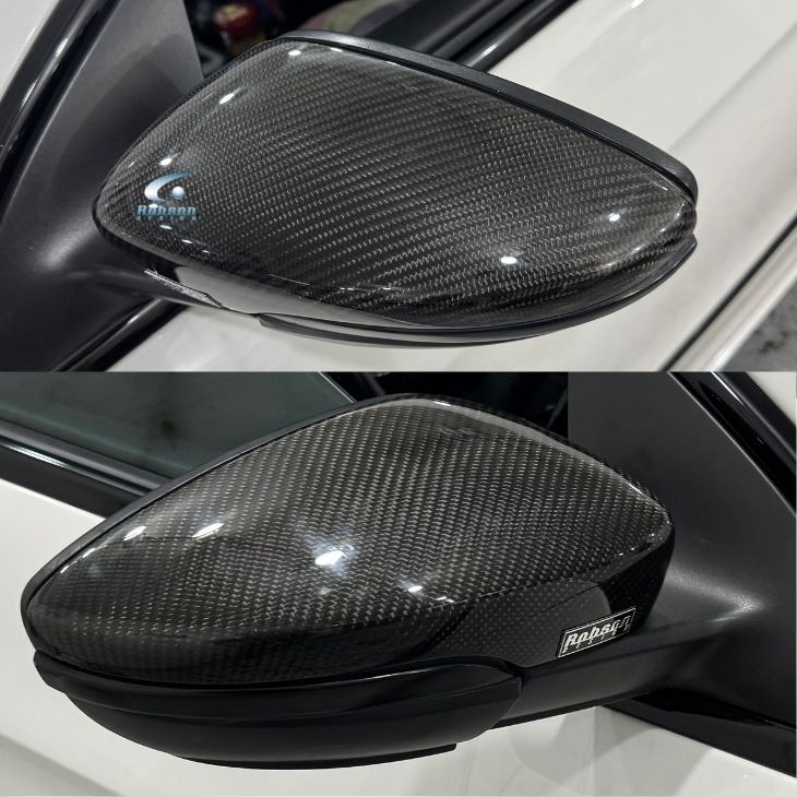 Volkswagen Passat CC Jetta MK6 2010-2018 Premium Carbon Fiber Side Mirror Cover(2pcs) (core exchange required)