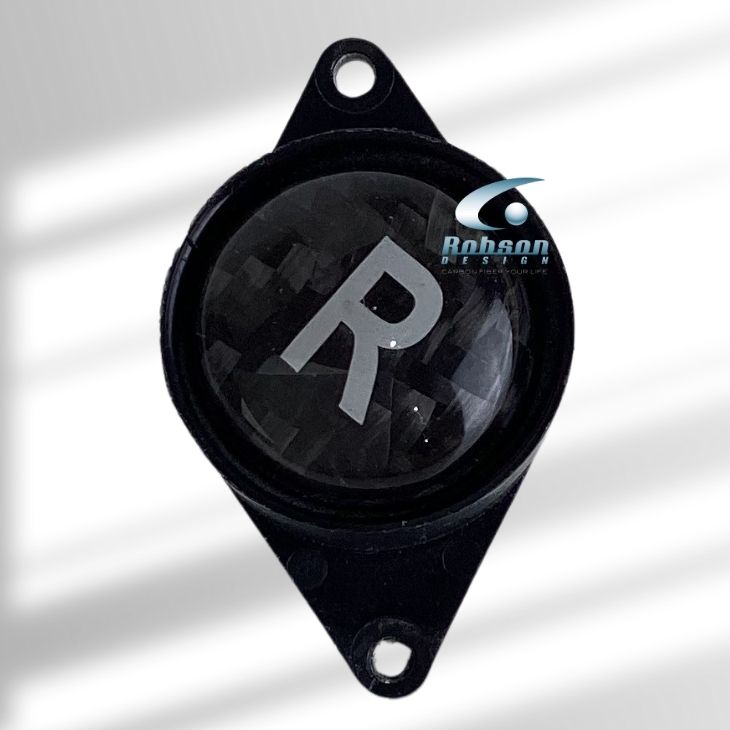 Lamborghini Gallardo Premium Carbon Fiber 'R' Button - Image 4