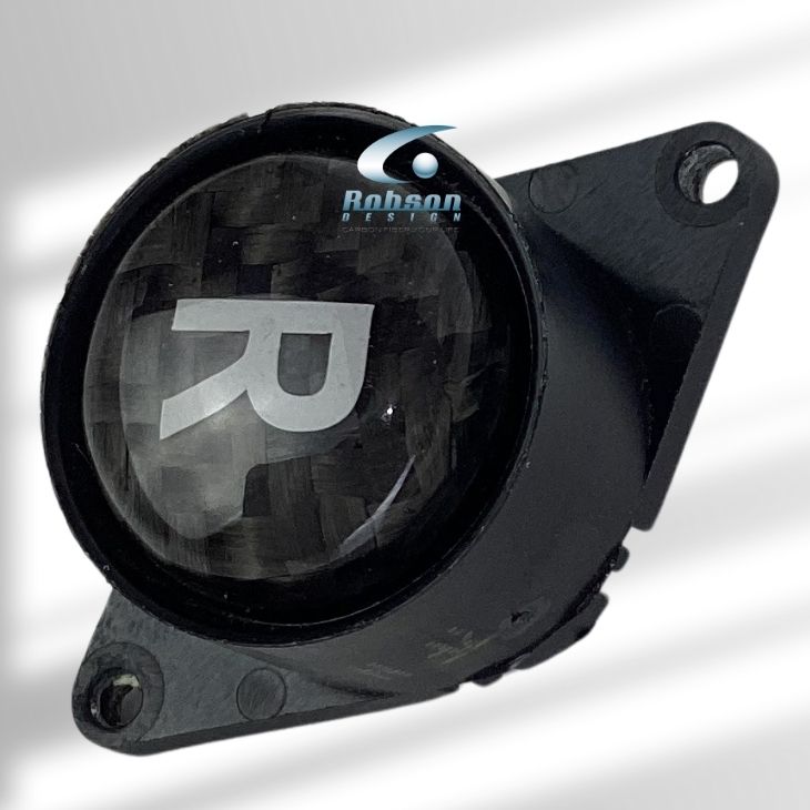 Lamborghini Gallardo Premium Carbon Fiber 'R' Button - Image 3