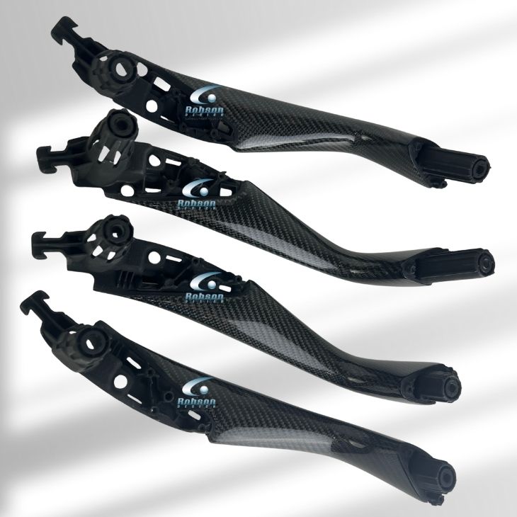 BMW G30 5 Series 2017-2020 Premium Carbon Fiber Door Puller Back Cover- 4pcs (core exchange required) - Image 3