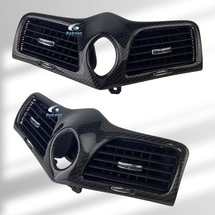 Maserati GranTurismo MC Stradale Quattroporte 2013-2019-3pcs carbon Fiber Aircon Vent(core exchange required) - Image 3