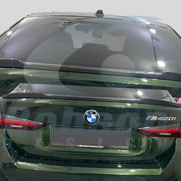 BMW G26 4 Series Premium Carbon Fiber Rear Spoiler 2021-2024 - Image 3