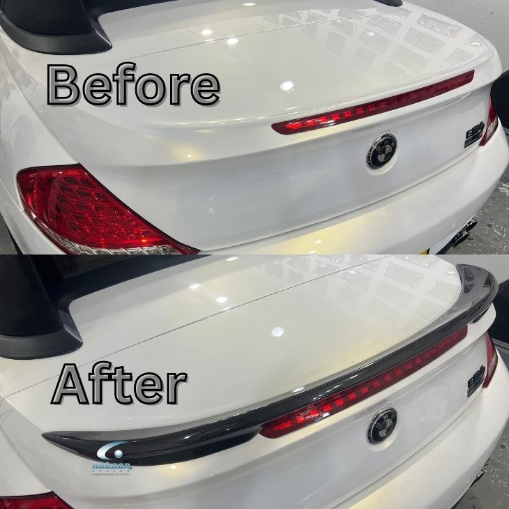 BMW 6 Series E63 Premium Carbon Fiber Rear Spoiler