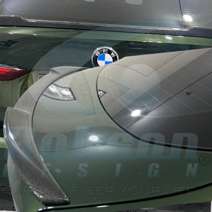 BMW G26 4 Series Premium Carbon Fiber Rear Spoiler 2021-2024 - Image 2