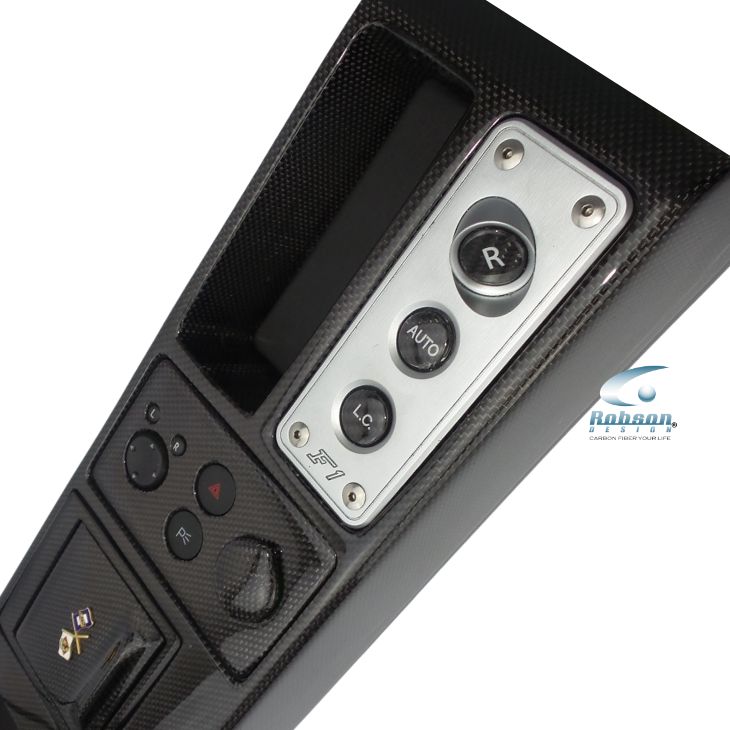Ferrari 430 Coupe Spider/Scuderia 2004-2009 Genuine plain Carbon Fiber R/AUTO/LC buttons (3pcs) - Image 3