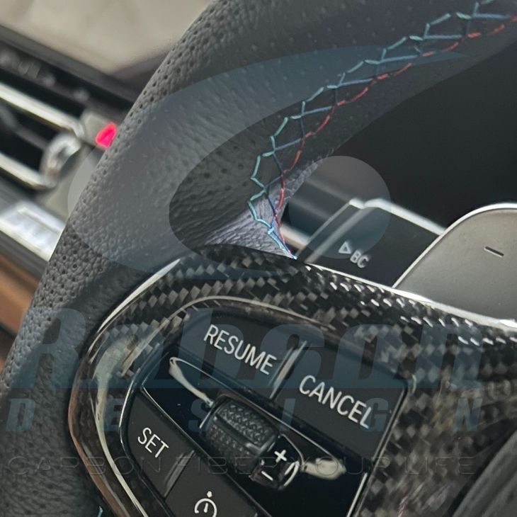 BMW G20 G22 G26 G28 G29 Z4 F40 F44 Premium Carbon Fiber Steering Wheel 2019-2024(core exchange required) - Image 4