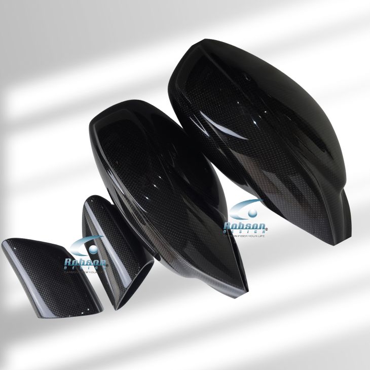 Ferrari 458 Italia 2009-2015 Genuine plain Carbon Fiber Side Mirror Cover 4pcs set (core exchange required)