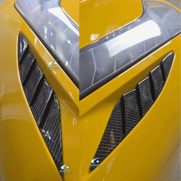 Ferrari 458 2009-2015 Customized Carbon Fiber Louver (2pcs set)