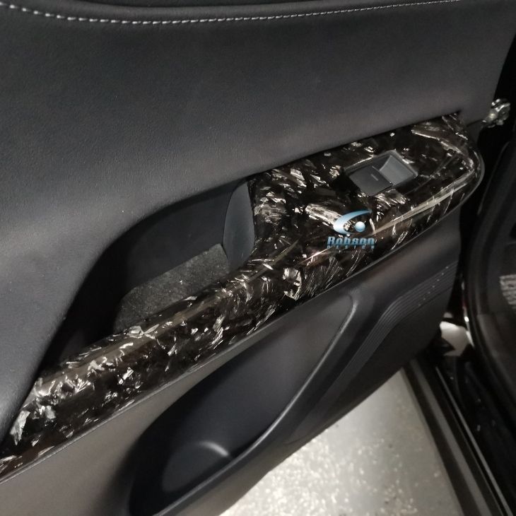 Toyota Harrier Hybrid 2025 Premium Forged Carbon Fiber Power Window Panels*4pcs* (core exchange required) - Image 4