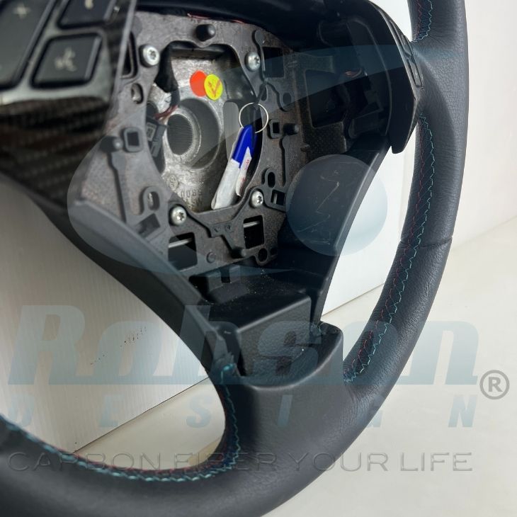 BMW E60 525i 530i 550i OEM Leather Wrapping Steering Wheel 2004-2010(core exchange required) - Image 4