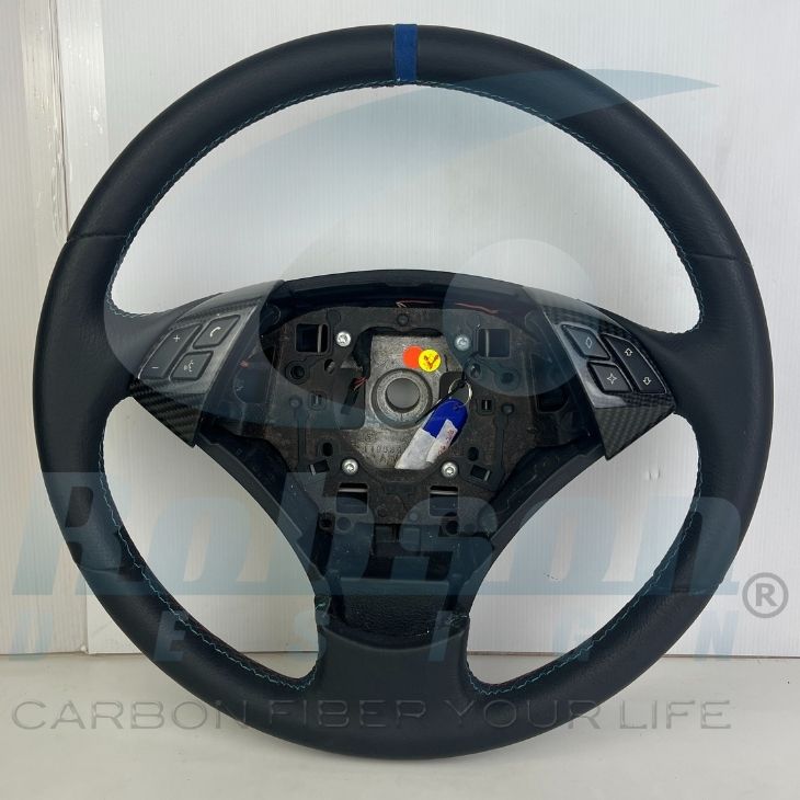 BMW E60 525i 530i 550i OEM Leather Wrapping Steering Wheel 2004-2010(core exchange required)