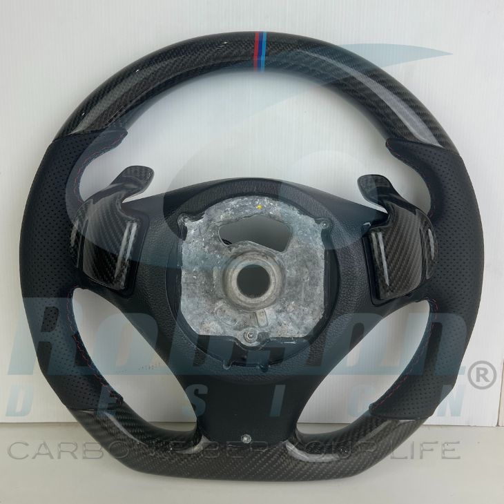 BMW E90 E92 E93 M-Sport Genuine Carbon Fiber Steering Wheel 2007-2013(core exchange required) - Image 5