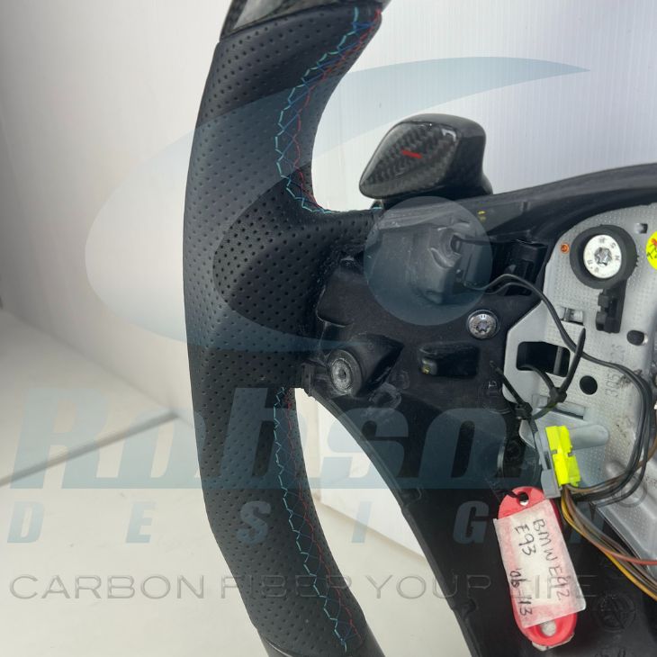 BMW E90 E92 E93 M-Sport Genuine Carbon Fiber Steering Wheel 2007-2013(core exchange required) - Image 2