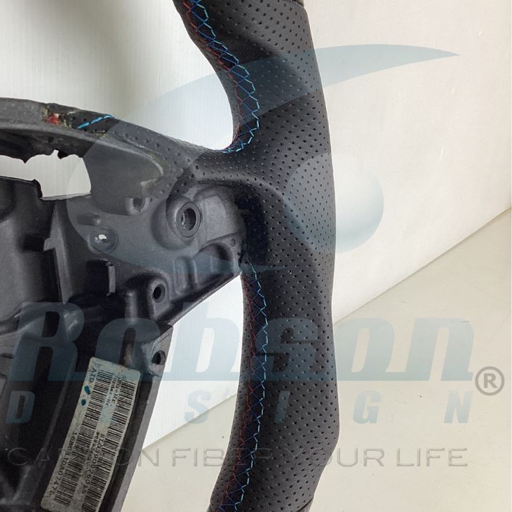 BMW F10 F01 F11 F07 7/5 Series Genuine carbon Fiber Steering Wheel 2006-2013-*Blue Ring*(core exchange required) - Image 2