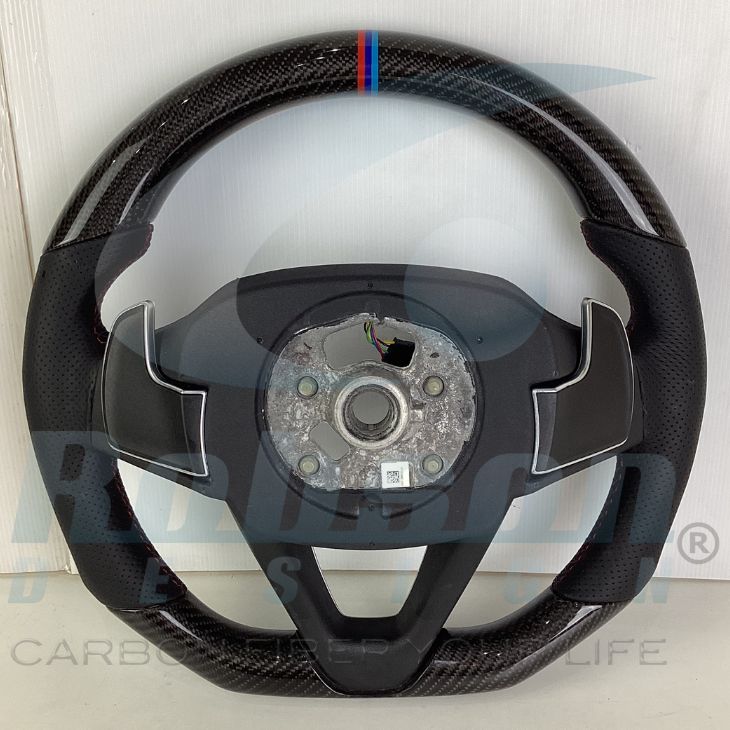 BMW G30 G12 G15 G16 G05 G06 G07 X5 X6 Genuine Carbon Fiber Steering Wheel 2018-2023(core exchange required) - Image 5