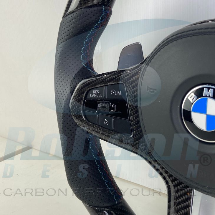 BMW G30 G31 G38 G32 X2 G02 X3 G01 G08 5/6 Series Genuine Carbon Fiber Steering Wheel(core exchange required) - Image 2