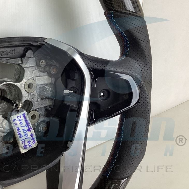 BMW G01 G02 X3 X4 Genuine Carbon Fiber Steering Wheel 2018-2021(core exchange required) - Image 3