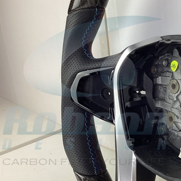 BMW G01 G02 X3 X4 Genuine Carbon Fiber Steering Wheel 2018-2021(core exchange required) - Image 4