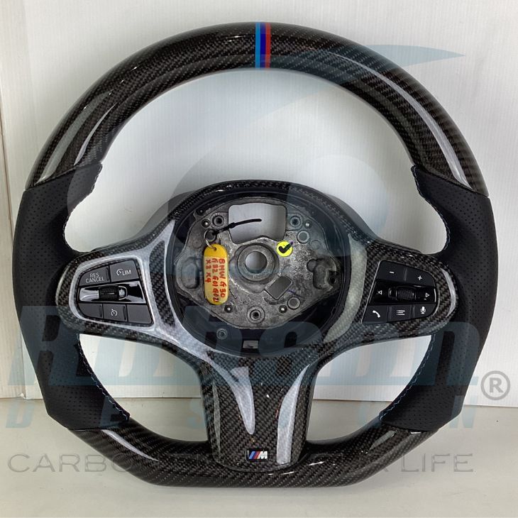BMW G30 G31 G38 G32 X2 G02 X3 G01 G08 5/6 Series 2017-2020 Genuine Carbon Fiber Steering Wheel(core exchange required)