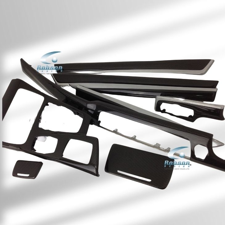 BMW F10 5 Series Genuine carbon Fiber Interior Panels(9pcs) 2013-2019(core exchange required) - Image 2