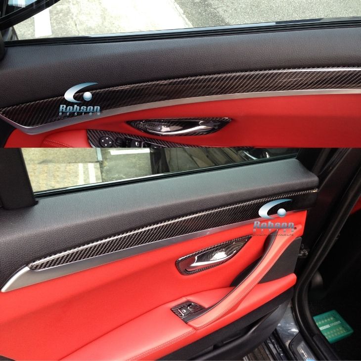 BMW F10 5 Series Genuine carbon Fiber Interior Panels(9pcs) 2013-2019(core exchange required) - Image 3