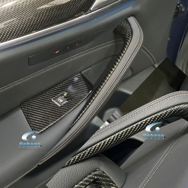BMW G30 5 Series 2017-2020 Premium Carbon Fiber Power Window Panel- 4pcs (core exchange required) - Image 3