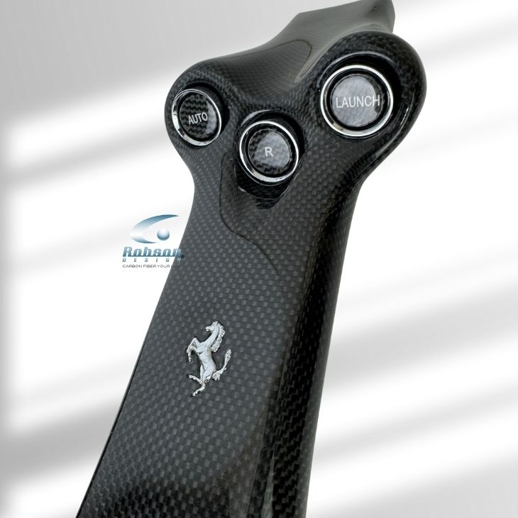 Ferrari California F149 Premium Plain Carbon Fiber Center Gear Tunnel 2011-2015(core exchange required) - Image 3
