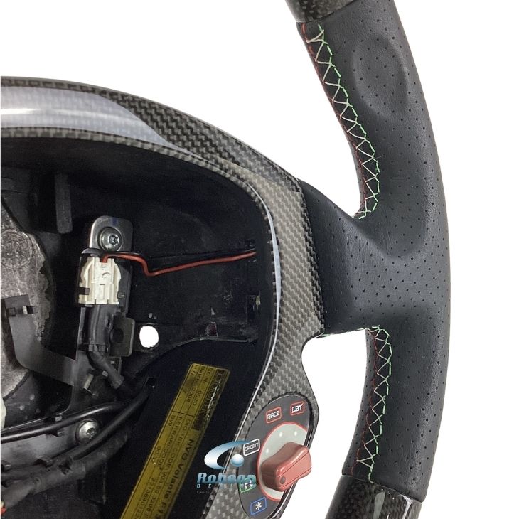 Ferrari 430 Coupe Spider/Scuderia 2004-2009 Coupe Spider Genuine Plain Carbon Fiber Steering Wheel(core exchange required) - Image 3