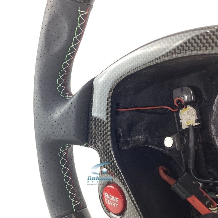 Ferrari 430 Coupe Spider/Scuderia 2004-2009 Coupe Spider Genuine Plain Carbon Fiber Steering Wheel(core exchange required) - Image 2