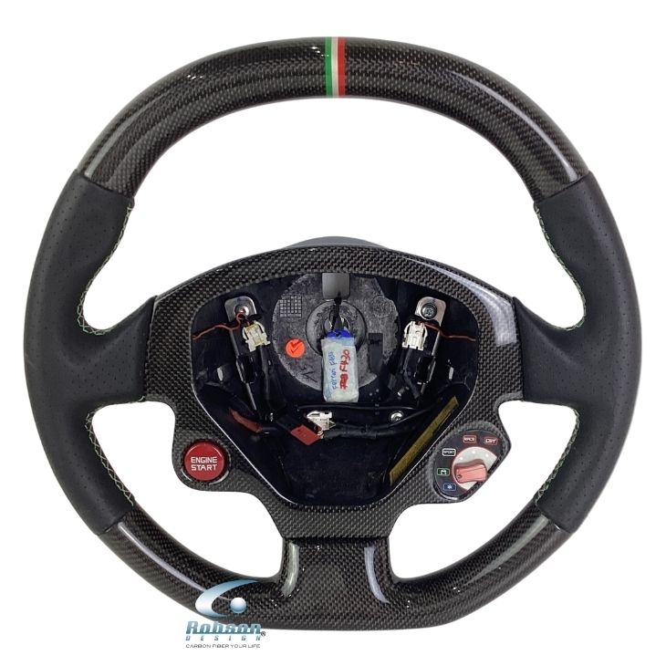 Ferrari 430 Coupe Spider/Scuderia 2004-2009 Coupe Spider Genuine Plain Carbon Fiber Steering Wheel(core exchange required)