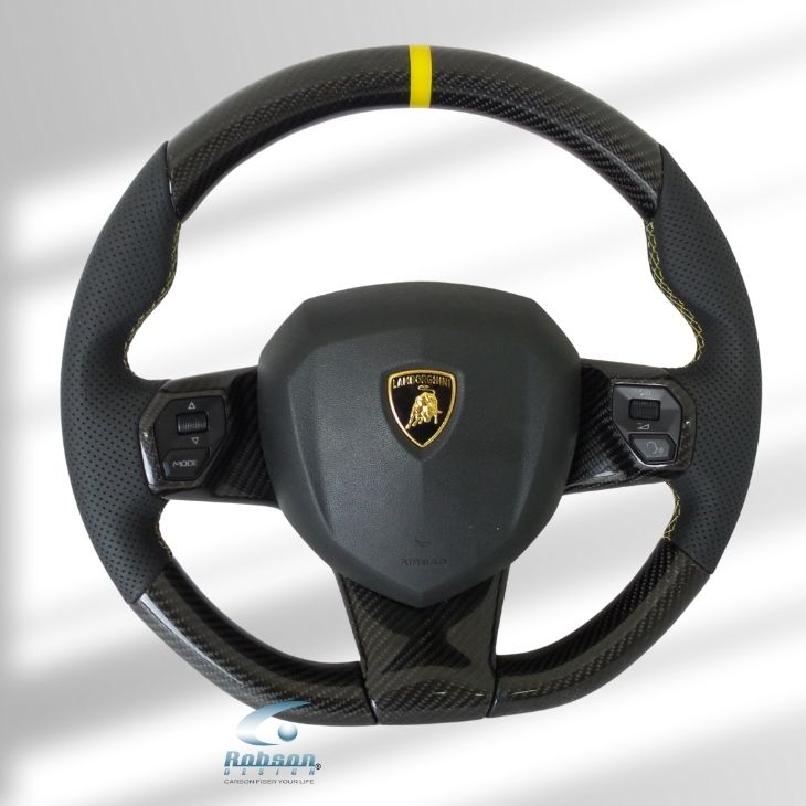 Lamborghini Aventador LP700 LP740 LP750 LP770 Premium Carbon Fiber Steering Wheel (core exchange required) - Image 6