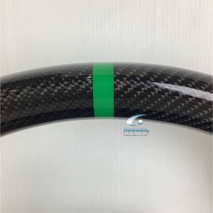 Lamborghini Huracan carbon Fiber Steering Wheel 2014-2021*Green Ring* (core exchange required) - Image 4