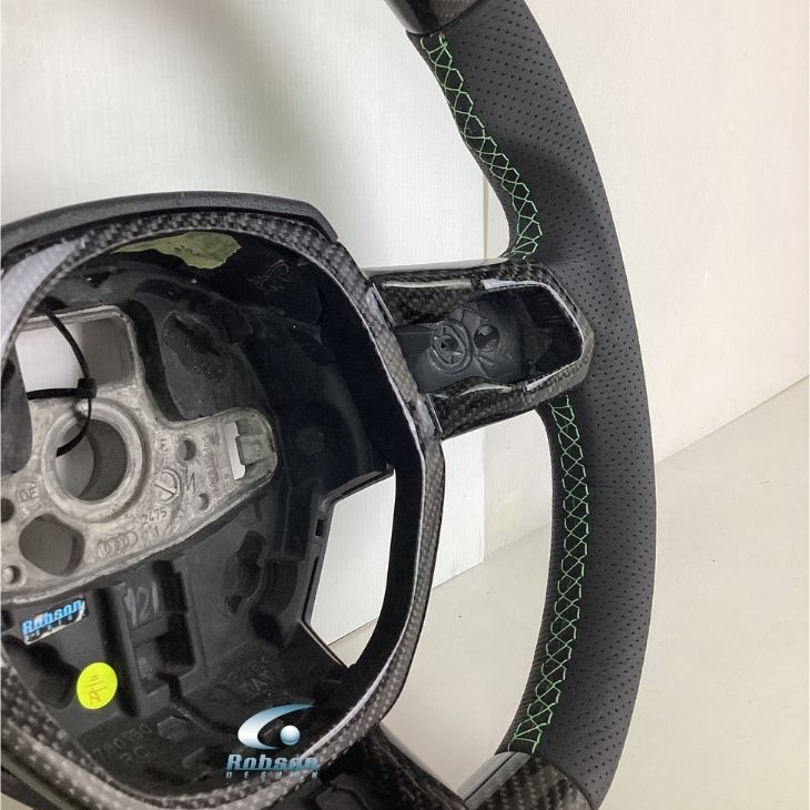 Lamborghini Huracan carbon Fiber Steering Wheel 2014-2021*Green Ring* (core exchange required) - Image 3