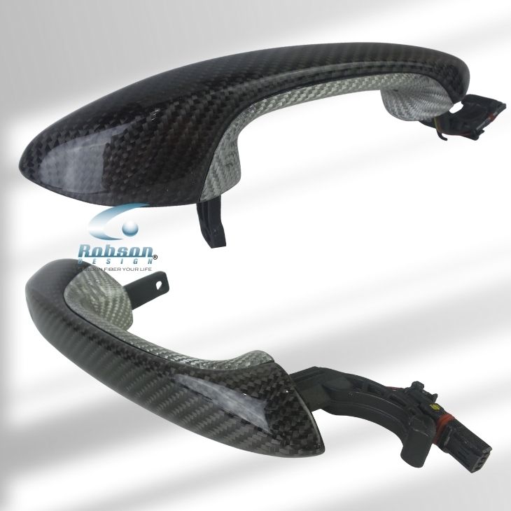 BMW G30 5 Series 2017-2020 Premium Carbon Fiber Exterior Door Puller- 4pcs (core exchange required) - Image 4
