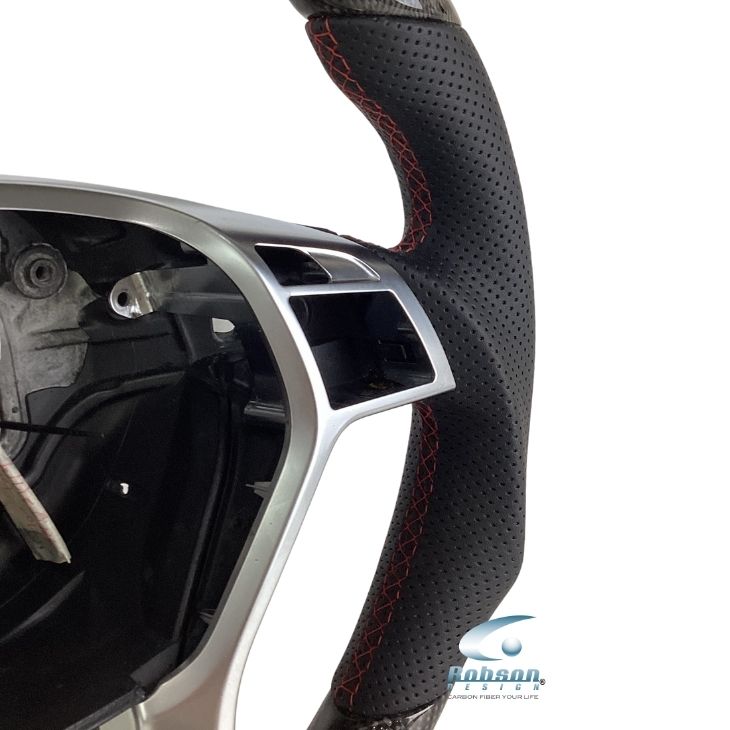 Mercedes Benz W204 C250 W117 CLA45 AMG C250 SLK250 carbon Fiber Steering Wheel 2012-2016 (core exchange required) - Image 4