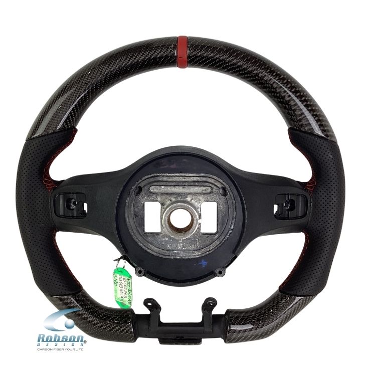 Mercedes Benz G63 C63 E63 GT S63 CL W205 W213 W238 W257 Genuine carbon Fiber Steering Wheel 2018-2022(core exchange required) - Image 5