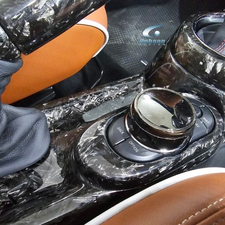 Mini Cooper F54 F55 F56 F57 2014-2020 Genuine Forged Carbon Fiber Full Center Console (core exchange required) - Image 5