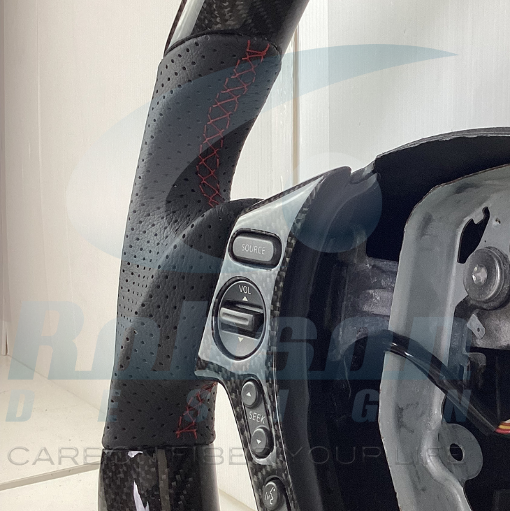 Nissan R35 GT-R 2007-2019 Premium Carbon Fiber Steering Wheel **Switch Cover Not Included**(core exchange required) - Image 3