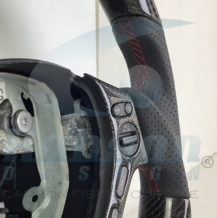 Nissan R35 GT-R 2007-2019 Premium Carbon Fiber Steering Wheel **Switch Cover Not Included**(core exchange required) - Image 4