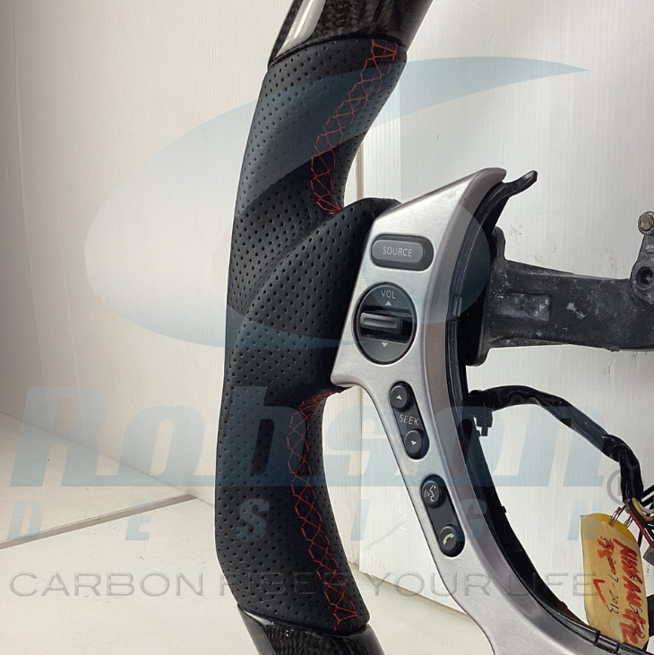 Nissan GT-R R35 Premium Carbon Fiber Steering Wheel 2007-2019 **Switch Cover Not Included**(Core exchange required) - Image 4