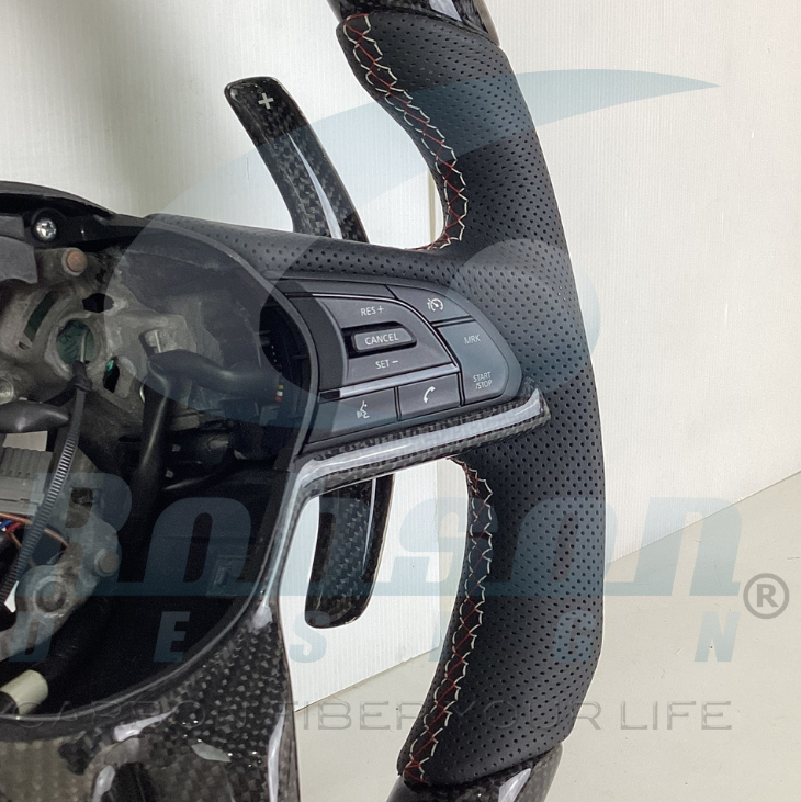 Nissan Nismo GT-R R35 2017-2022 Premium carbon Fiber Steering Wheel **Y-cover & paddle shifter not included**(core exchange required) - Image 5