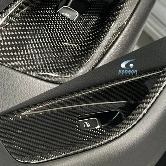 Audi A6 C7 4G S6 RS6 Premium Carbon Power Window Panels -4pcs (core exchange required)