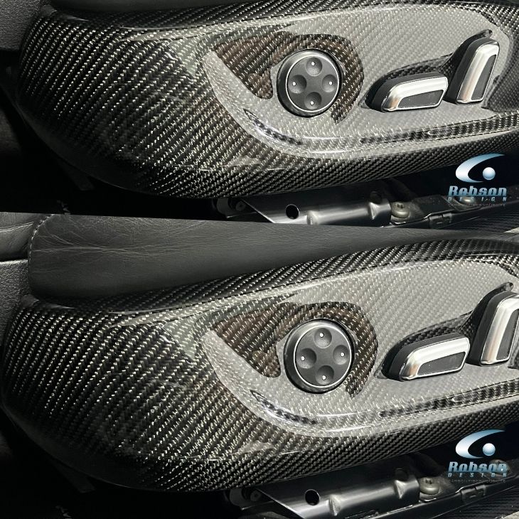 Audi A6 C7 4G S6 RS6 Premium Carbon Lower Seat Panels -2pcs (core exchange required) - Image 3