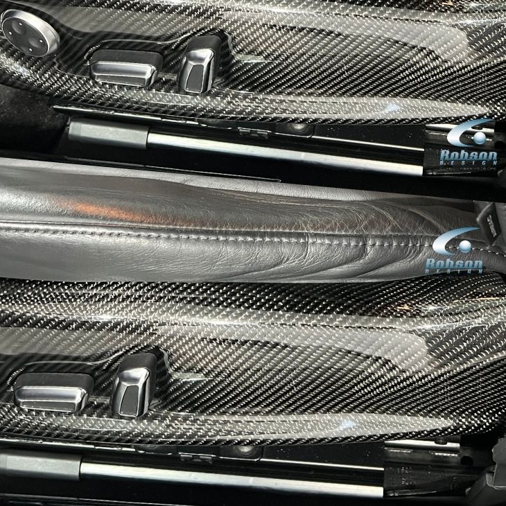 Audi A6 C7 4G S6 RS6 Premium Carbon Lower Seat Panels -2pcs (core exchange required) - Image 2
