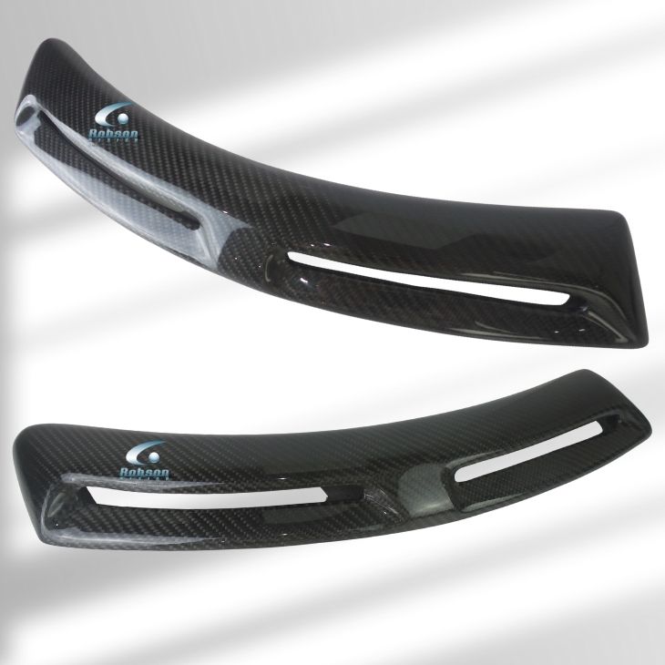Mitsubishi Evo X 2008-2015 Premium Carbon Fiber Front Fender Side Air Vents *2pcs* - Image 3