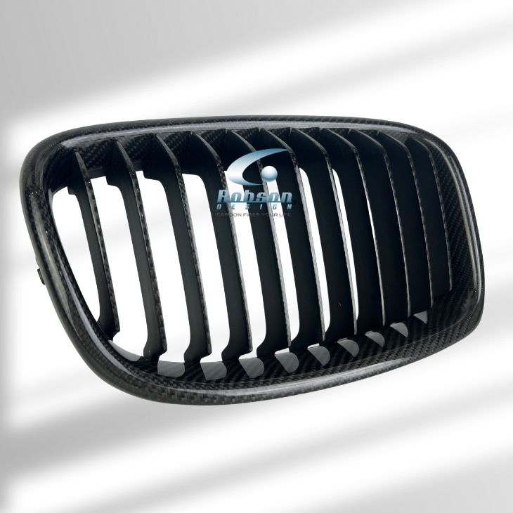 BMW F12 6 Series Premium Carbon Fiber Front Grill *2pcs* (core exchange required) - Image 4