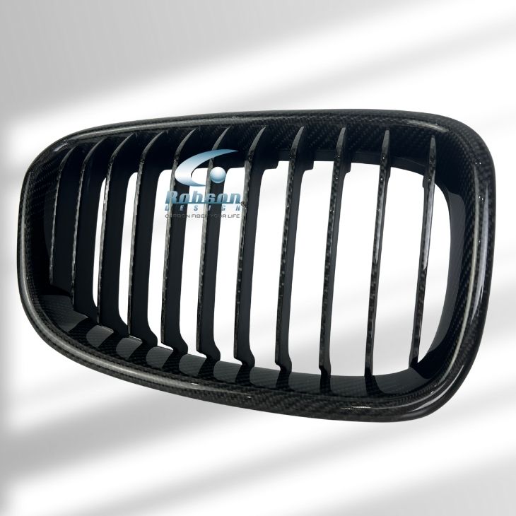 BMW F12 6 Series Premium Carbon Fiber Front Grill *2pcs* (core exchange required) - Image 5