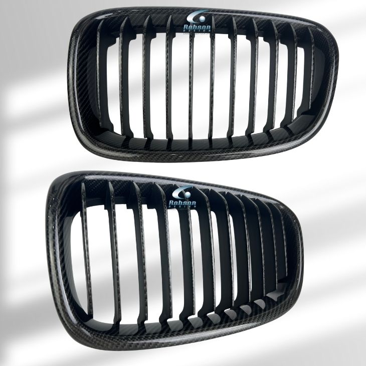 BMW F12 6 Series Premium Carbon Fiber Front Grill *2pcs* (core exchange required)