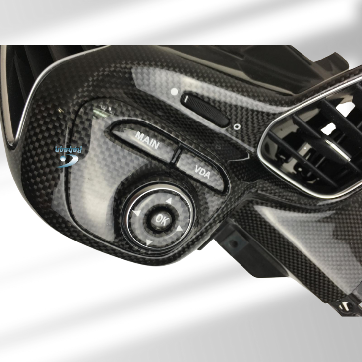 Ferrari 458 Italia Premium Plain Carbon Fiber Button Cluster (Main / VDA / OK)2009-2015(core exchange required)