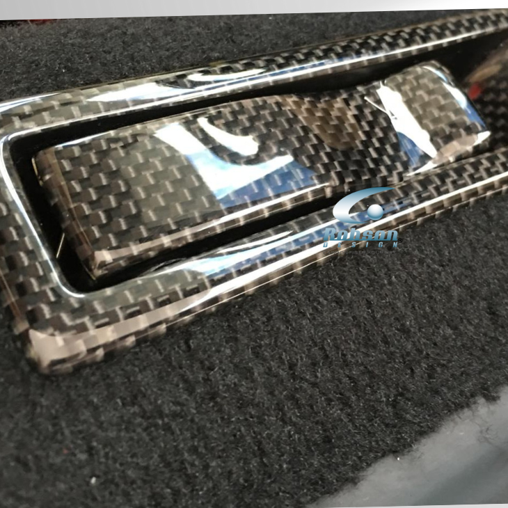 Ferrari 458 Italia Premium Plain Carbon Fiber Rear Trunk Release Lever 2009-2015(core exchange required) - Image 3